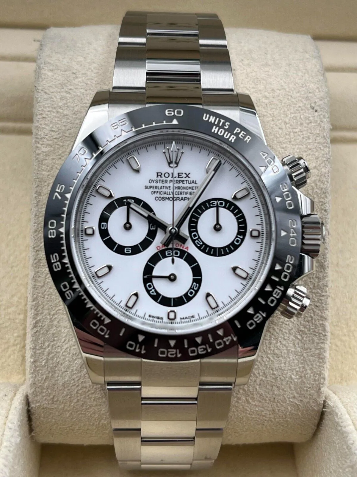 Rolex Daytona 116500LN 40mm Stainless steel White