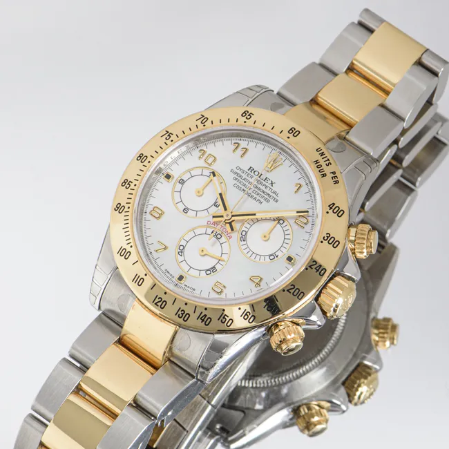 Rolex Daytona 116523 40mm Yellow gold and Stainless steel Mother-of-pearl 8