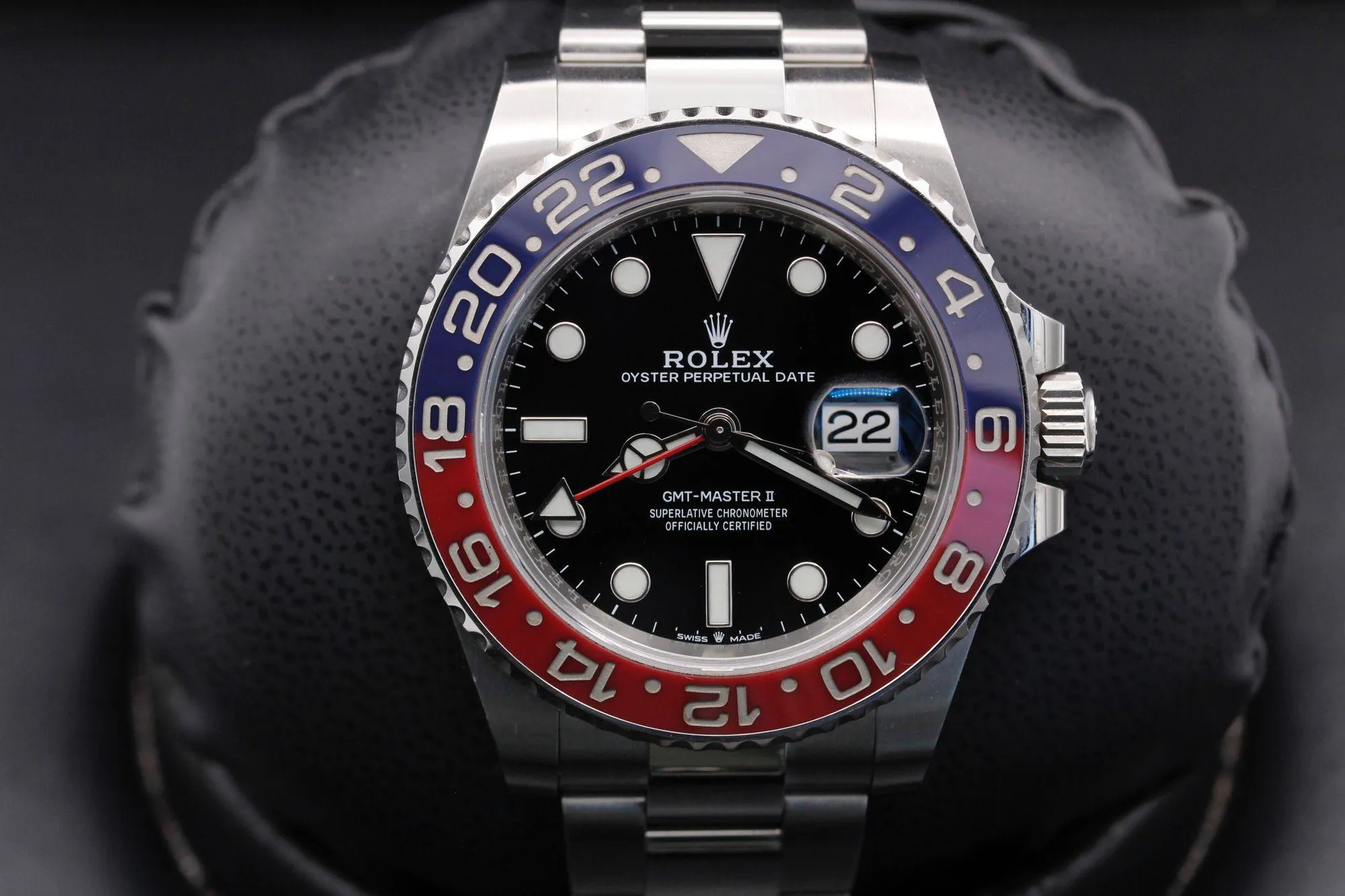 Rolex GMT-Master II 126710BLRO 40mm Stainless steel Black