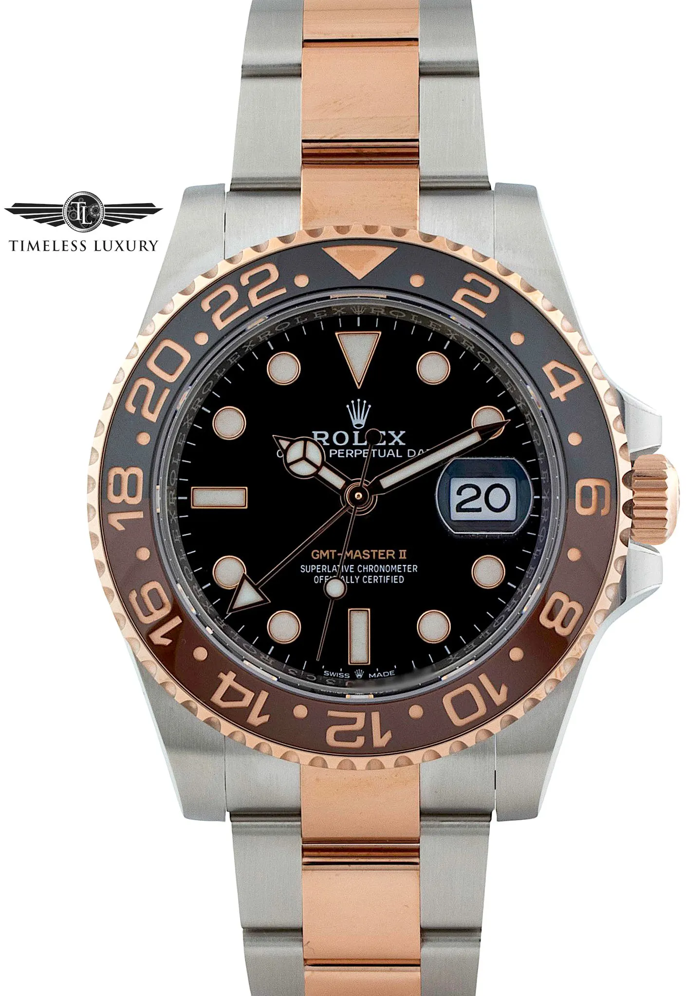 Rolex GMT-Master II 126711CHNR 40mm Stainless steel Black