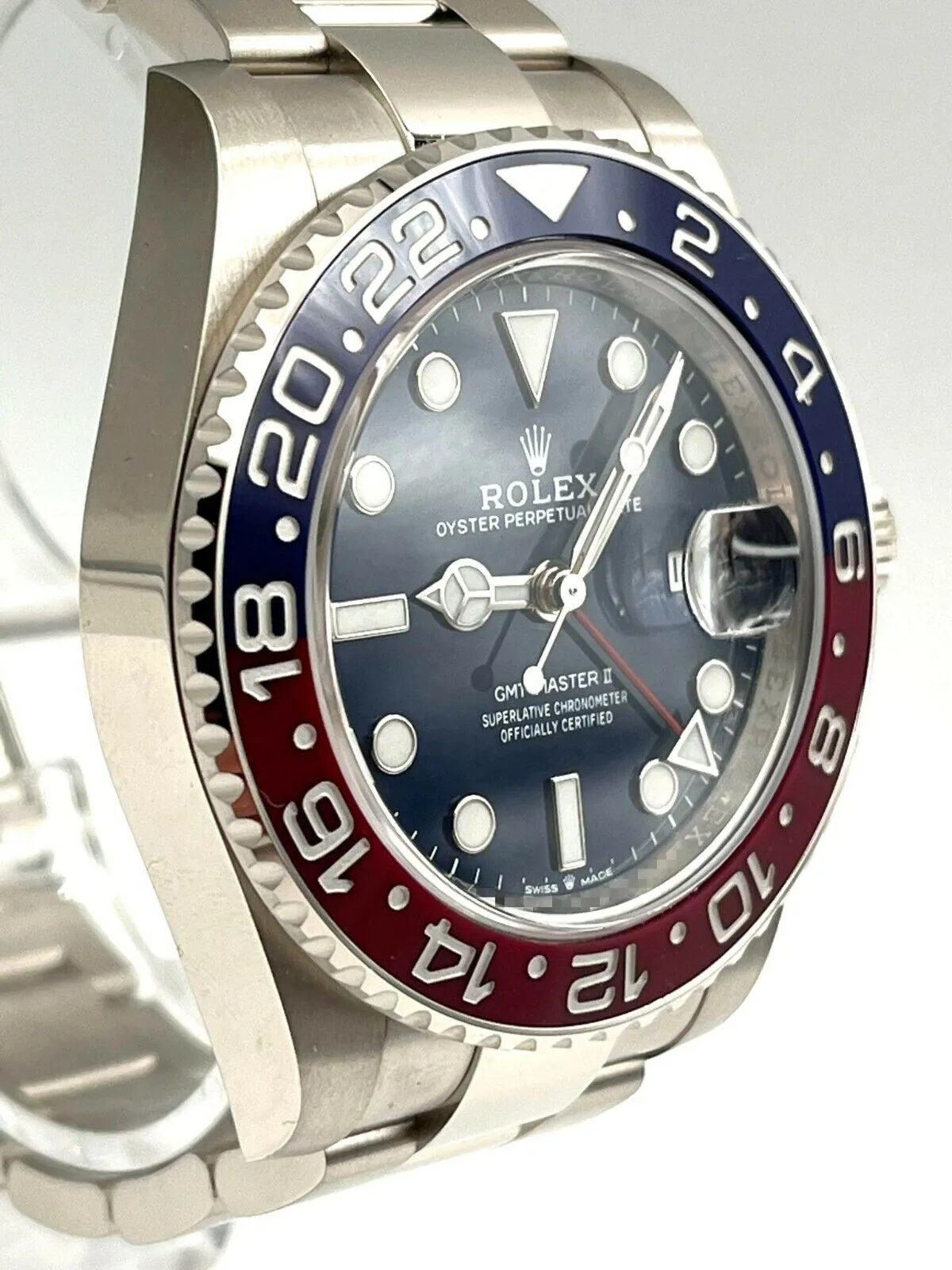 Rolex GMT-Master II 126719BLRO 40mm White gold Blue 9