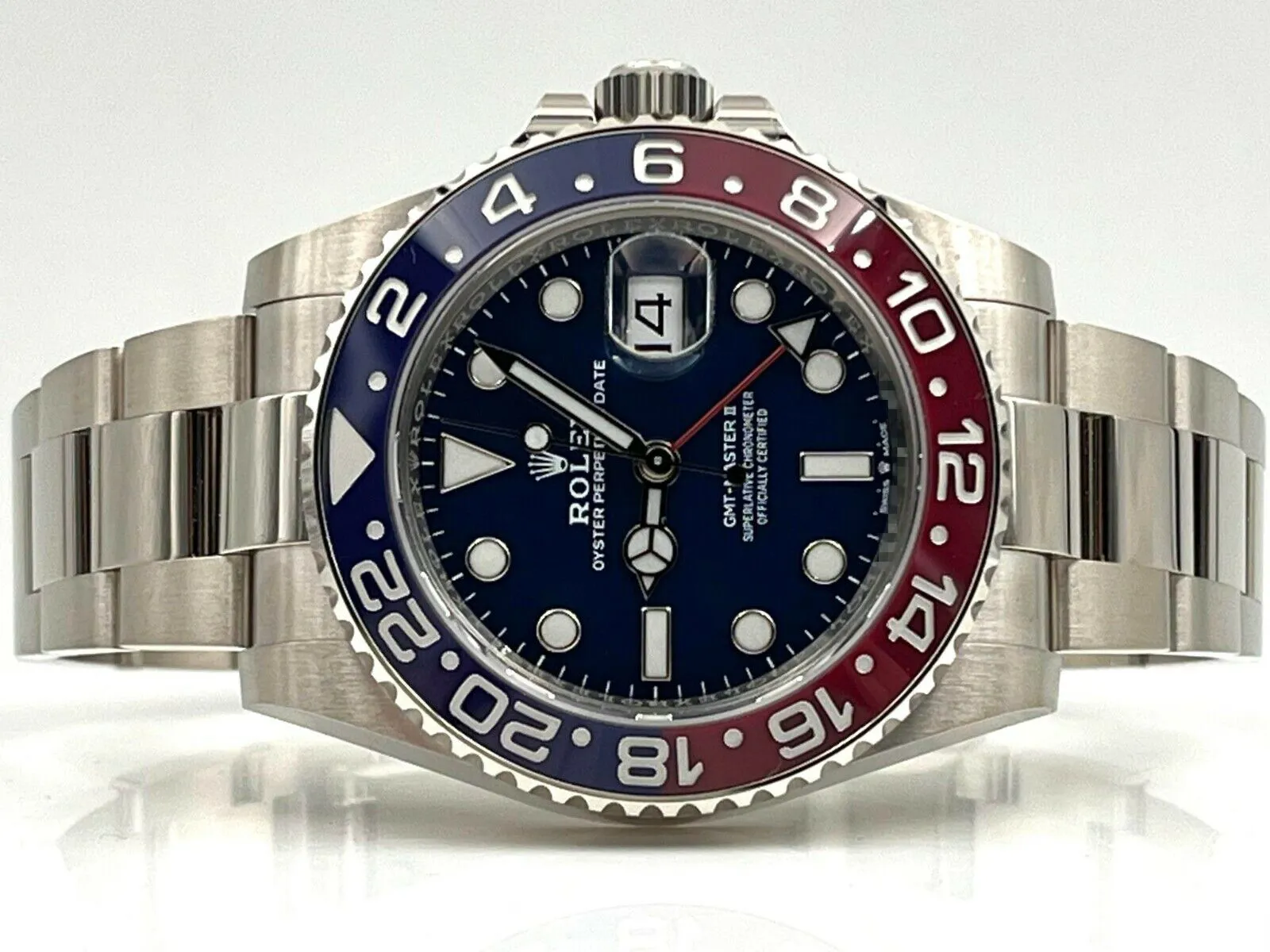 Rolex GMT-Master II 126719BLRO 40mm White gold Blue 10