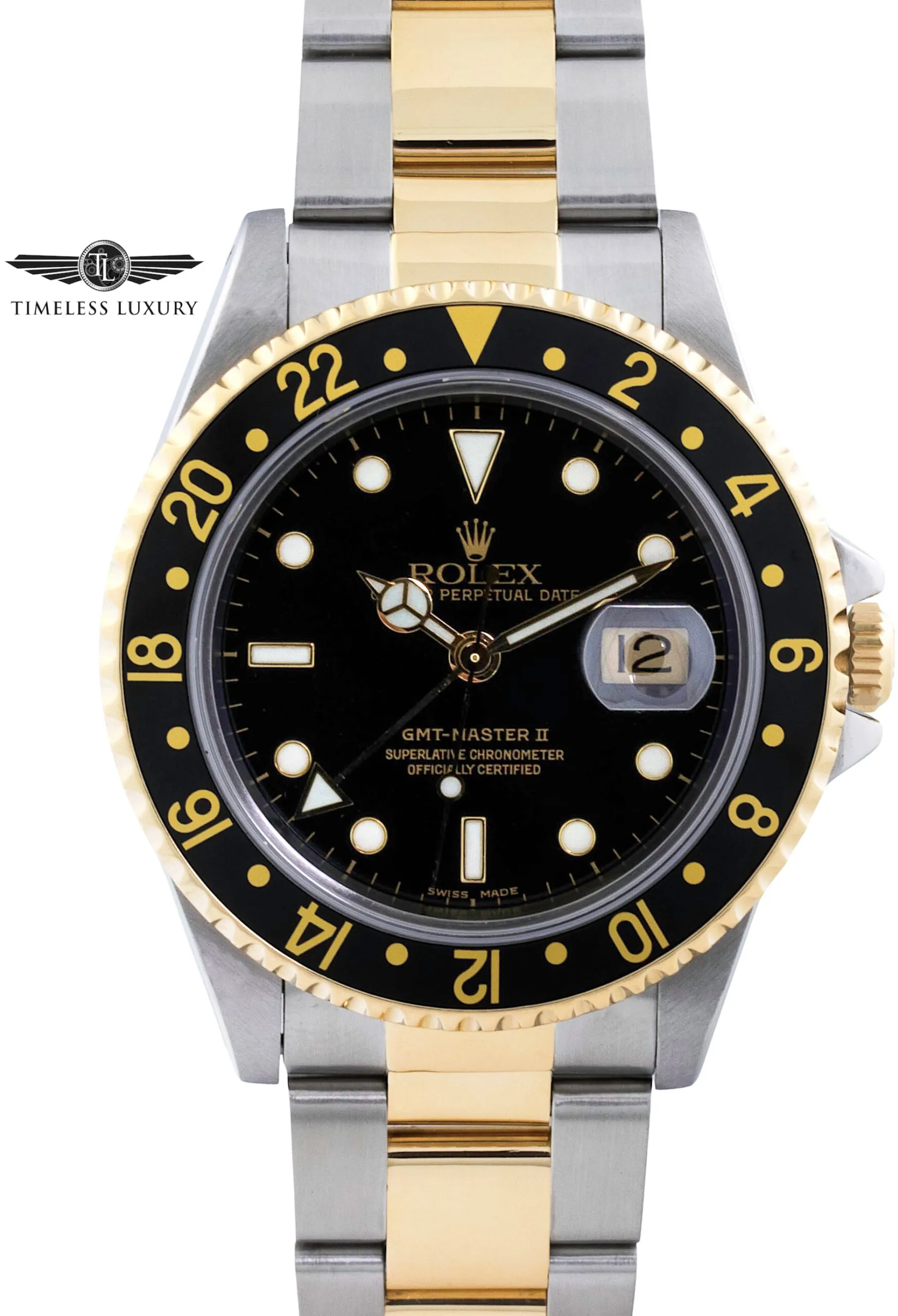 Rolex GMT-Master II 16713 40mm Stainless steel Black