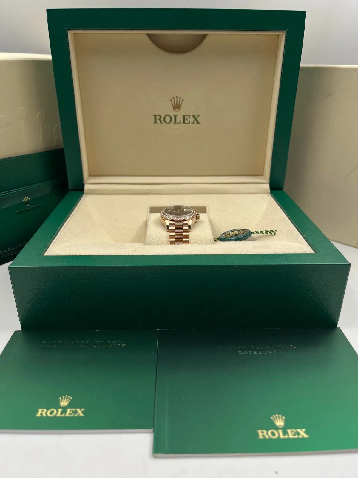 Rolex Lady-Datejust 279135RBR 28mm Rose gold Brown 2