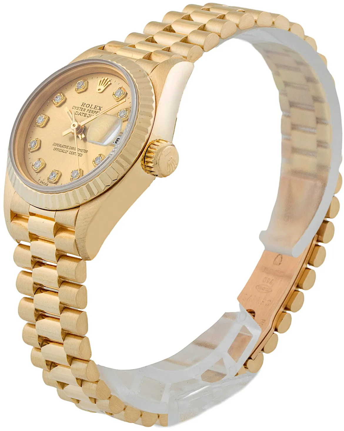 Rolex Lady-Datejust 69178 26mm Yellow gold Champagne 2