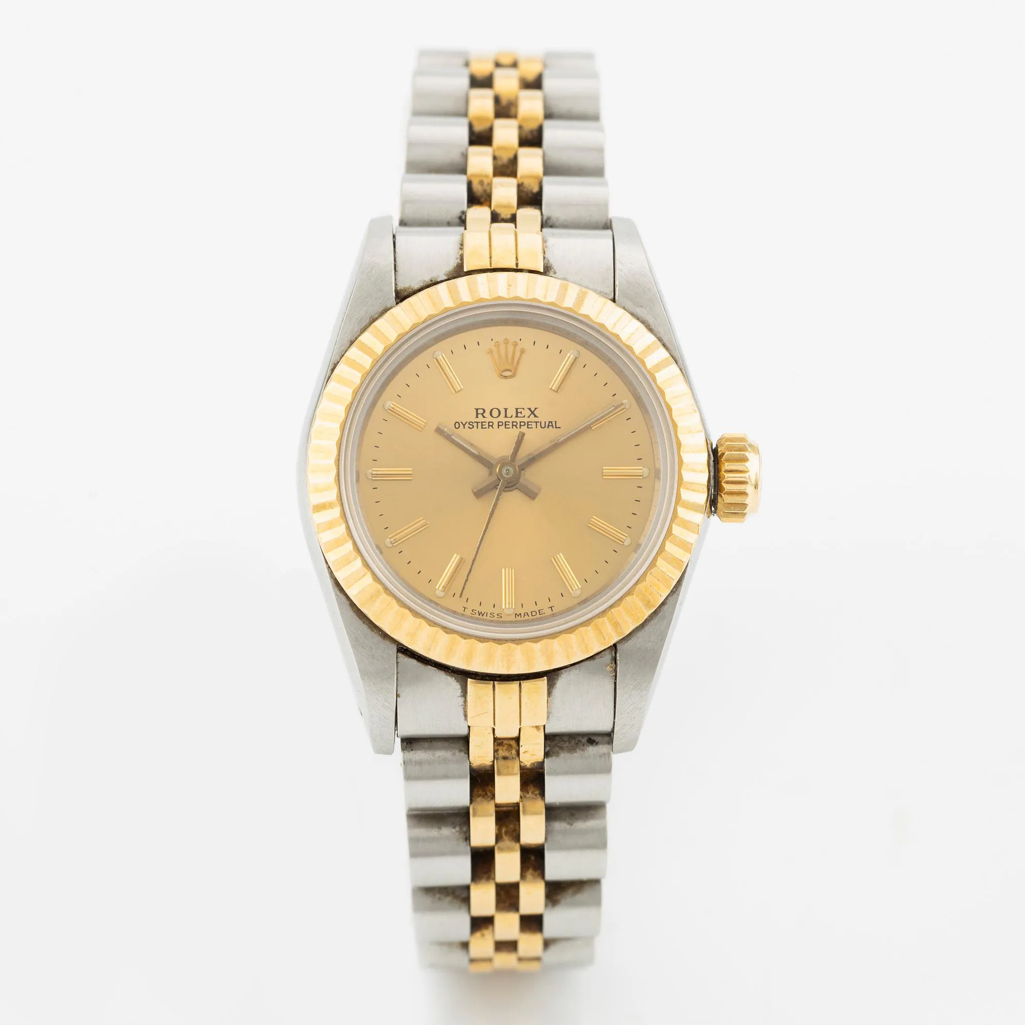 Rolex Oyster Perpetual 67193 26mm Yellow gold and stainless steel