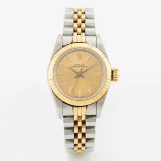 Rolex Oyster Perpetual 67193 | Yellow gold and Stainless steel