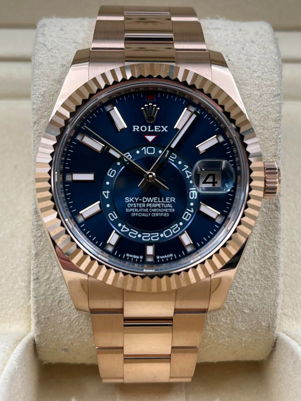 Rolex Sky-Dweller 336935 42mm Rose gold Blue