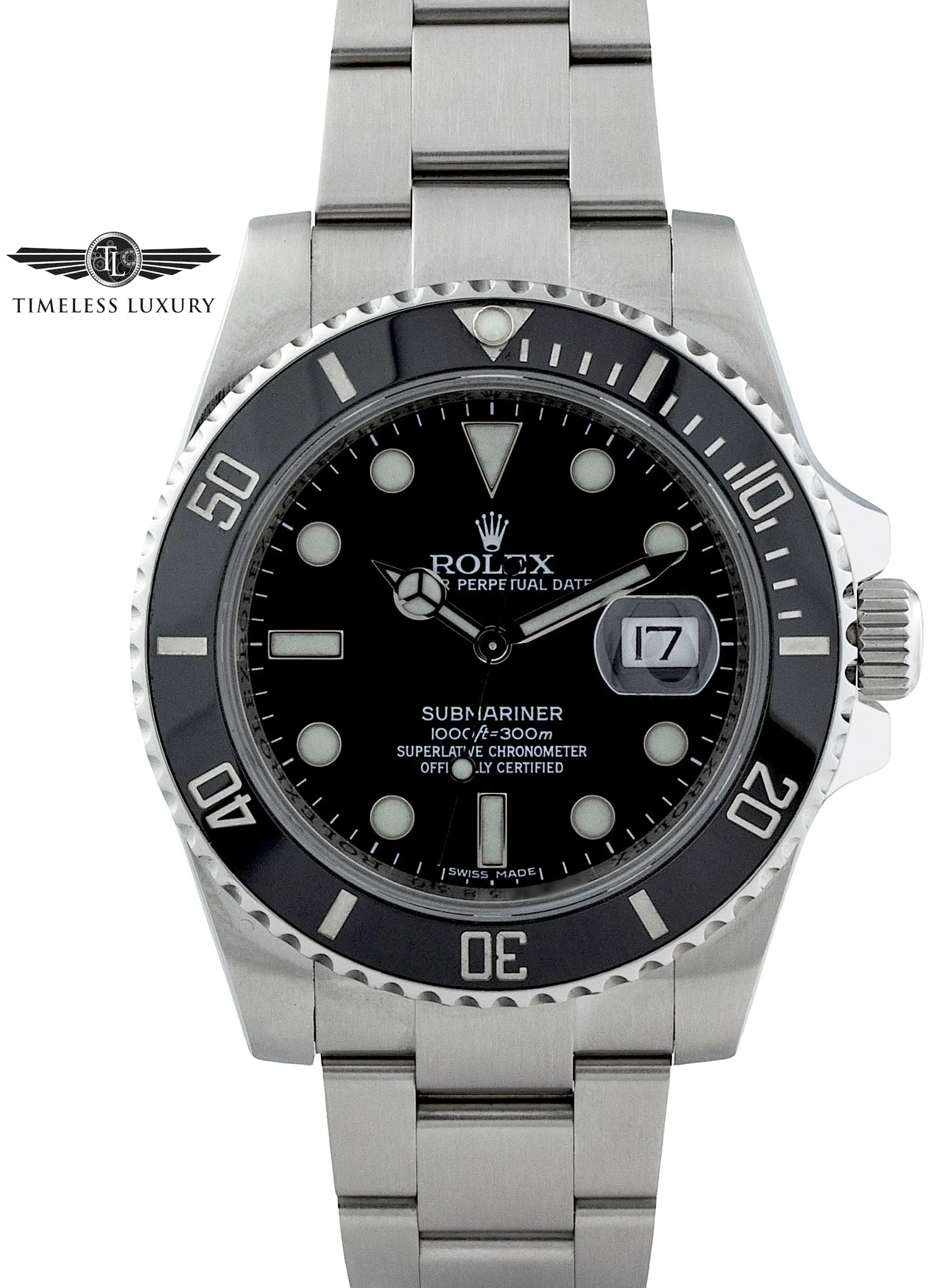 Rolex Submariner 116610LN 40mm Stainless steel Black