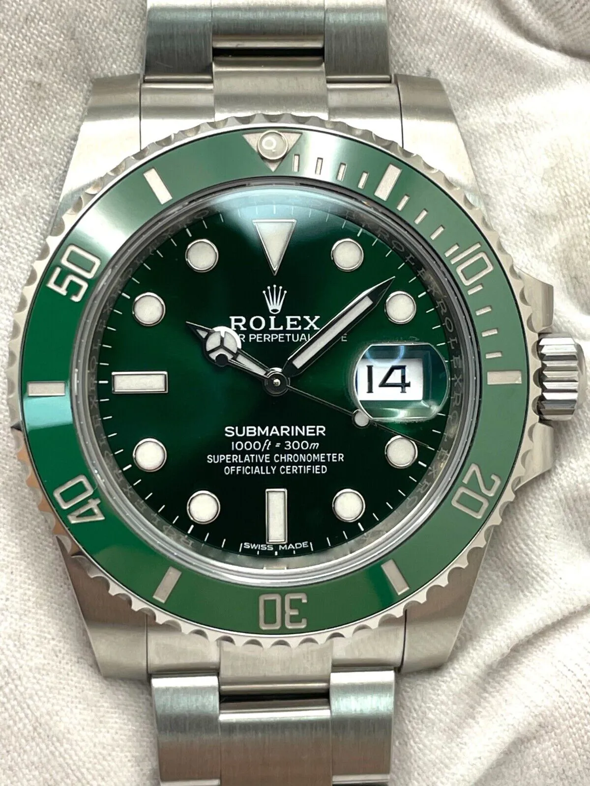 Rolex Submariner 116610LV 40mm Stainless steel Green