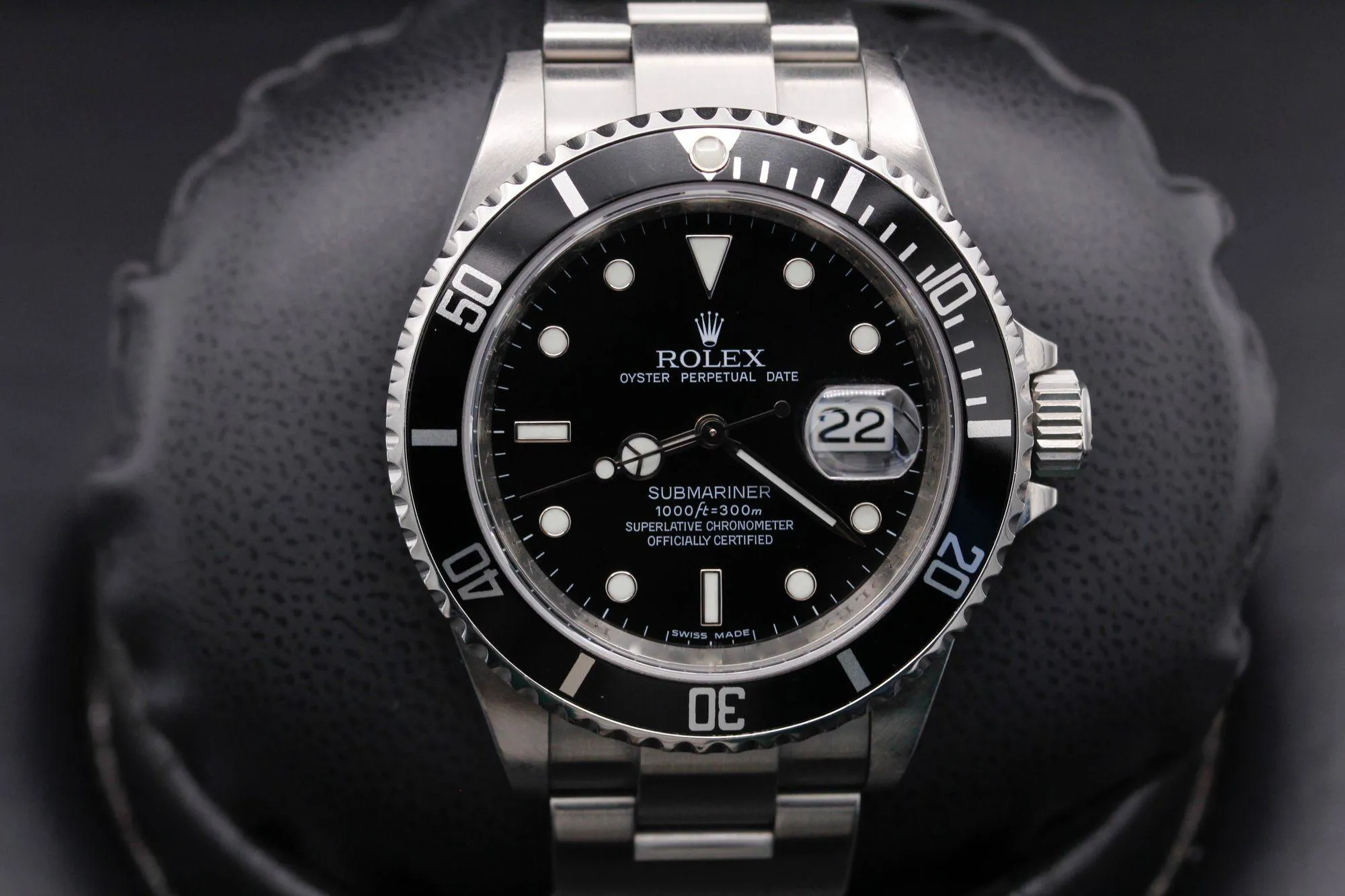 Rolex Submariner 16610 40mm Stainless steel Black