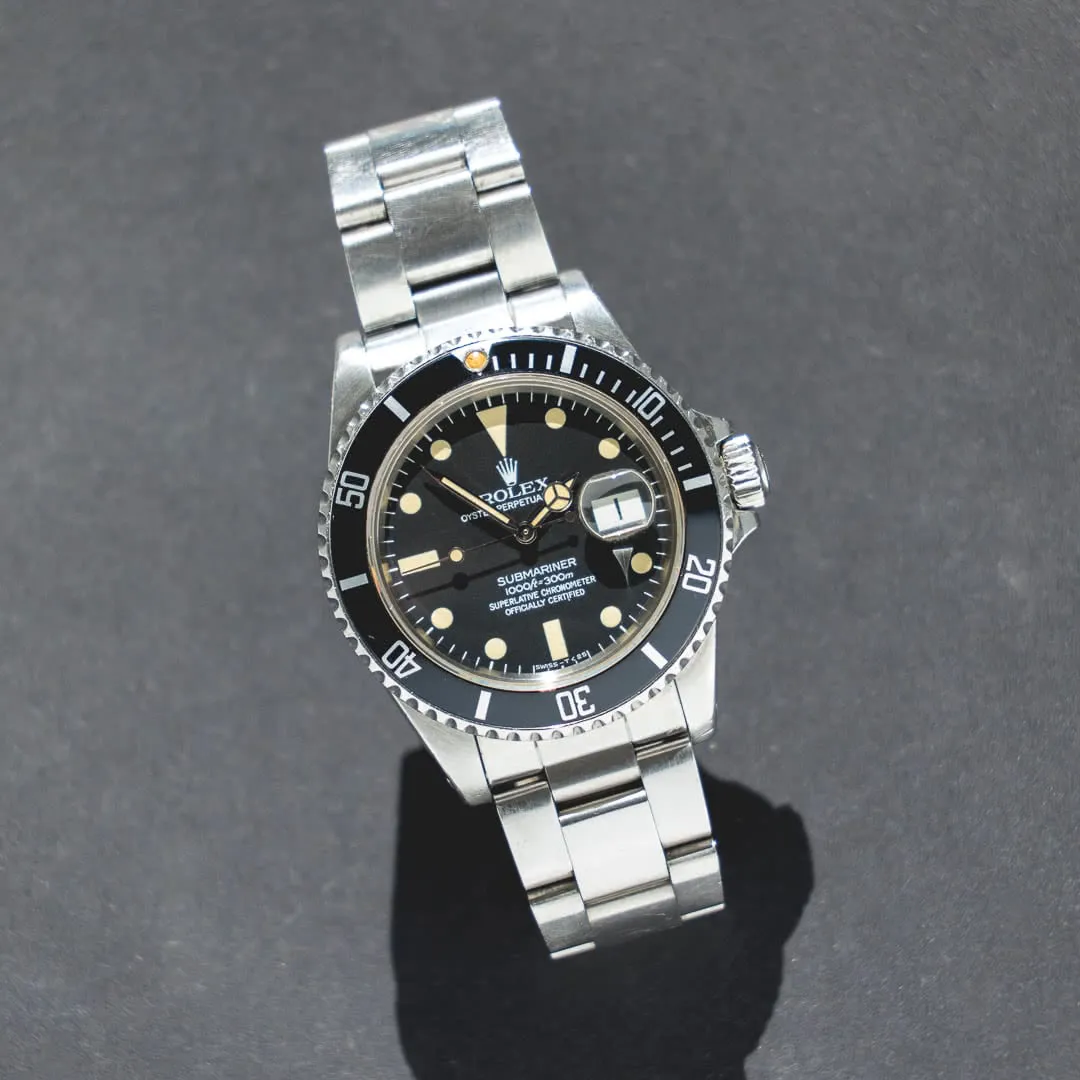 Rolex Submariner 16800 40mm Stainless steel Black