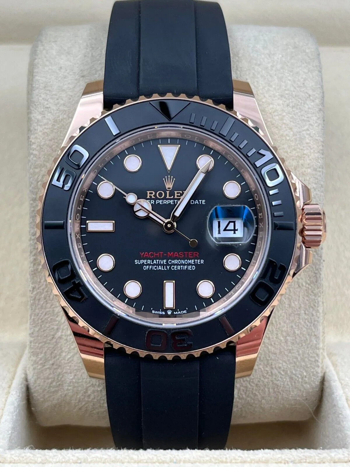 Rolex Yacht-Master 40 126655 40mm Rose gold Black