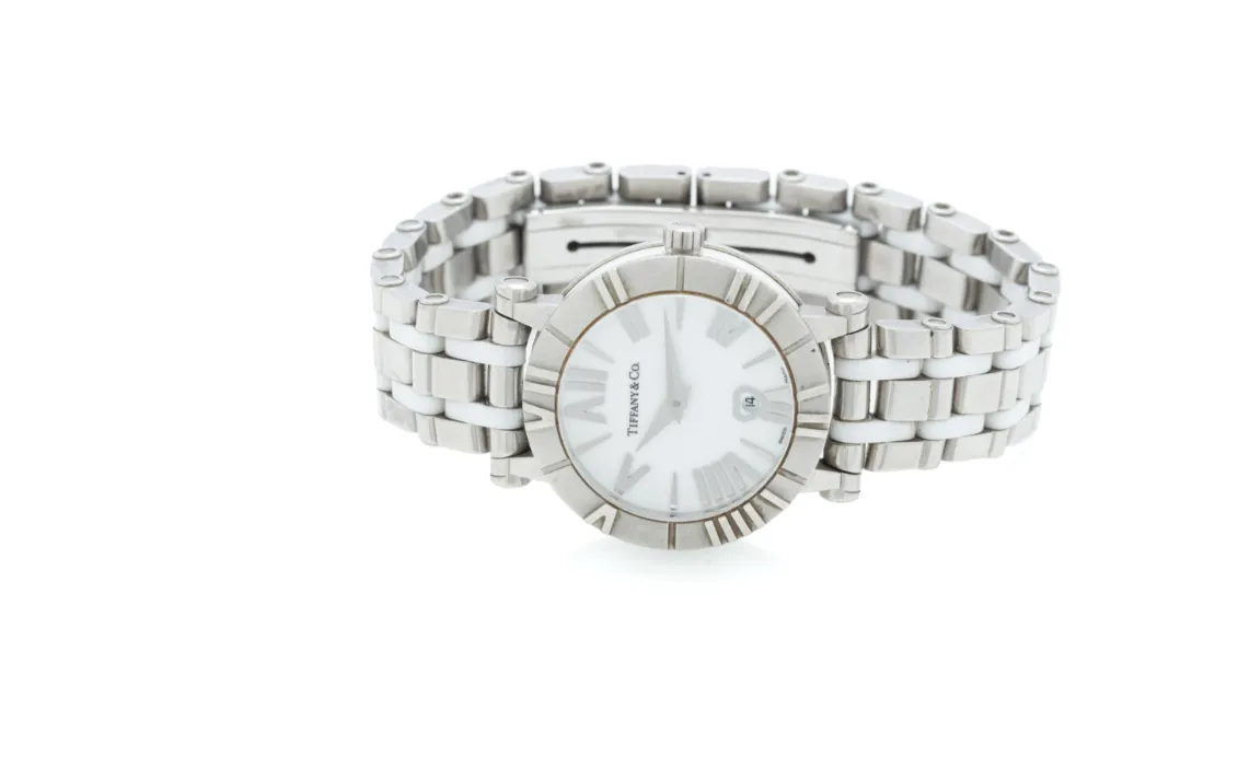 Tiffany Atlas Z1300-11.11A20A20A00A 30mm Ceramic and Stainless steel White