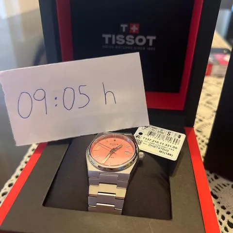 Tissot T-Classic T137.210.11.331.00 35mm Stainless steel Pink 9