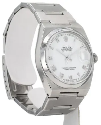 Rolex OysterQuartz Datejust 17000A 36mm Stainless steel White 2