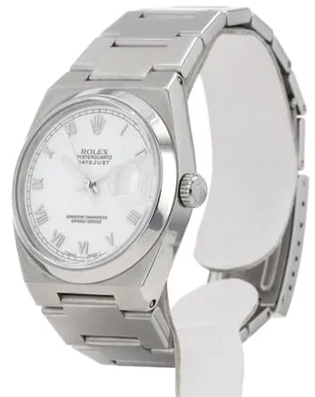 Rolex OysterQuartz Datejust 17000A 36mm Stainless steel White 4