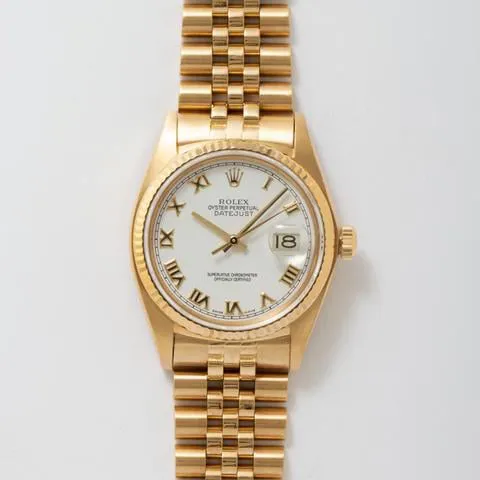 Rolex Datejust 36 16018 36mm Yellow gold White