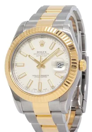 Rolex Datejust II 116333 41mm Stainless steel White