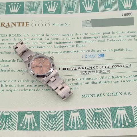 Rolex Oyster Perpetual 76080 24mm Stainless steel Rose 9