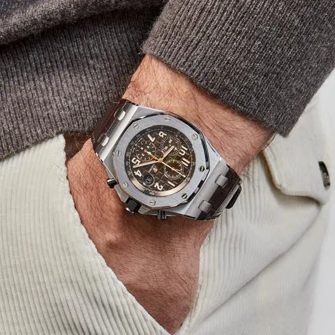 Audemars Piguet Royal Oak Offshore 26470ST.OO.A820CR.01 42mm Stainless steel Brown 1