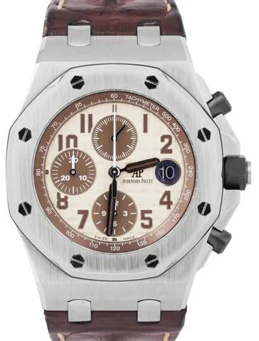 Audemars Piguet Royal Oak Offshore 26470ST.OO.A801CR.01 42mm Stainless steel Beige