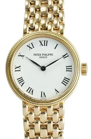 Patek Philippe Calatrava 4809 25mm Yellow gold White