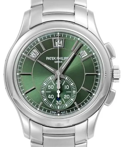 Patek Philippe Annual Calendar Chronograph 5905/1A-001 42mm Stainless steel Green