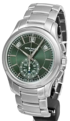 Patek Philippe Annual Calendar Chronograph 5905/1A-001 42mm Stainless steel Green 1