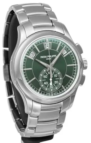 Patek Philippe Annual Calendar Chronograph 5905/1A-001 42mm Stainless steel Green 2