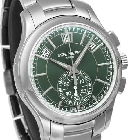 Patek Philippe Annual Calendar Chronograph 5905/1A-001 42mm Stainless steel Green 6