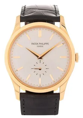 Patek Philippe Calatrava 5196R-001 37mm Rose gold Silver