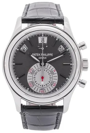 Patek Philippe Annual Calendar Chronograph 5960P-001 40.5mm Platinum Gray