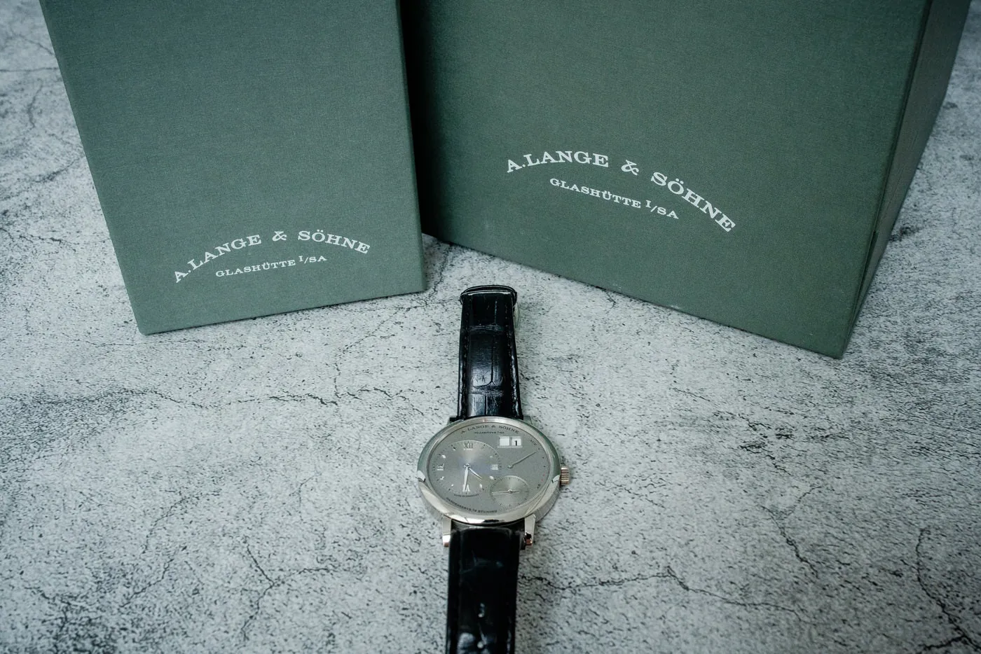 A. Lange & Söhne Grand Lange 1 117.025 40mm Platinum Silver 20