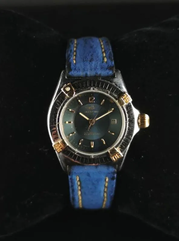 Breitling Callistino 25mm Steel and gold-plated steel Blue