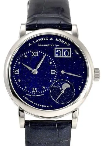 A. Lange & Söhne Lange 1 182.086 37mm White gold Blue