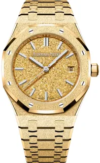 Audemars Piguet Royal Oak Selfwinding 77450BA.GG.1361BA.01 Yellow gold Champagne