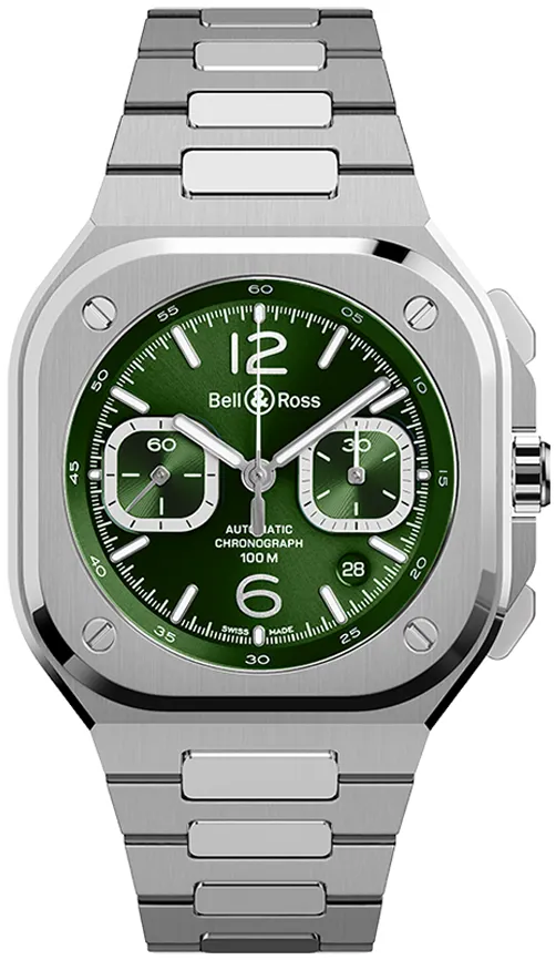 Bell & Ross Urban BR05C-GN-ST/SST 42mm Stainless steel Green