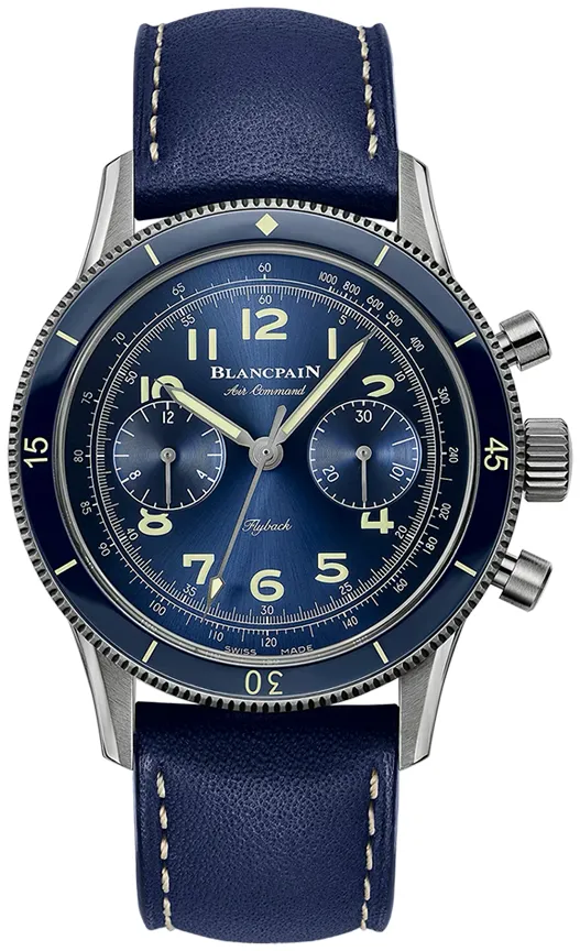 Blancpain Air Command AC02.12B40.63B 42.5mm Titanium Blue