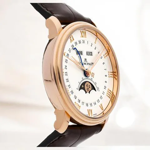 Blancpain Villeret Quantième Complet 6654-3642 40mm Rose gold Silver 2