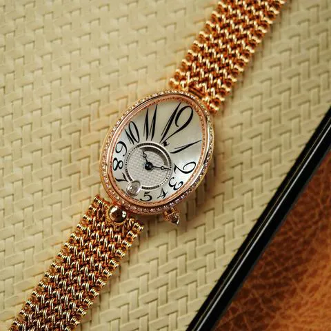 Breguet Reine de Naples 8918BR/58/J20/D000 28.45mm Rose gold White