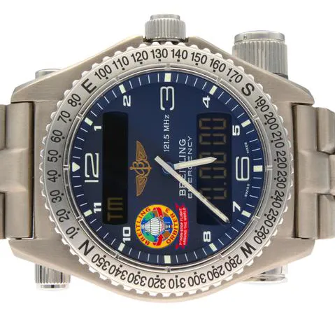 Breitling Emergency E56321 43mm Titanium Blue 2