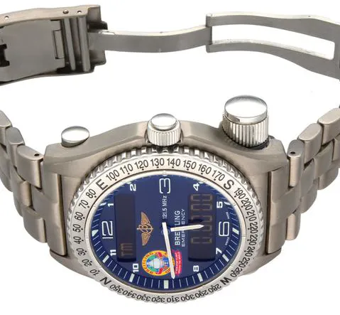 Breitling Emergency E56321 43mm Titanium Blue 9