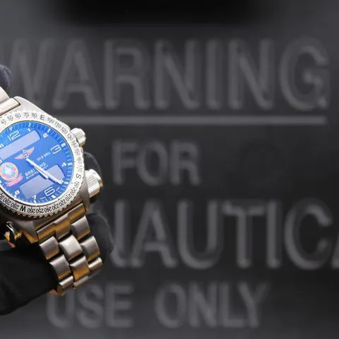 Breitling Emergency E56321 43mm Titanium Blue 10