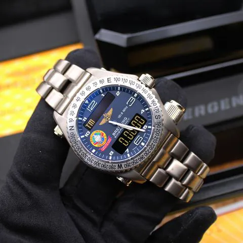 Breitling Emergency E56321 43mm Titanium Blue 12