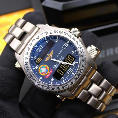 Breitling Emergency E56321 43mm Titanium Blue 13