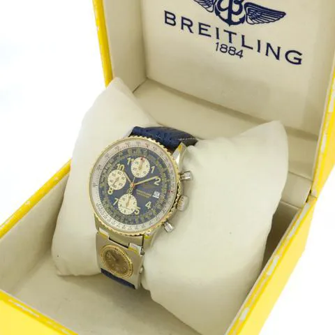 Breitling Navitimer D13022 41mm Yellow gold and Stainless steel Blue 1