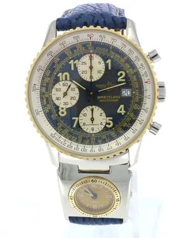 Breitling Navitimer D13022 41mm Yellow gold and Stainless steel Blue 6