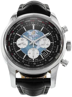 Breitling Transocean AB0510 Stainless steel Black Baton