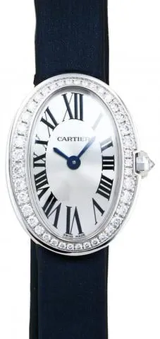 Cartier Baignoire wb520027 25mm White gold Silver